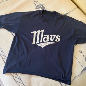 Navy Blue Mavs T-Shirt